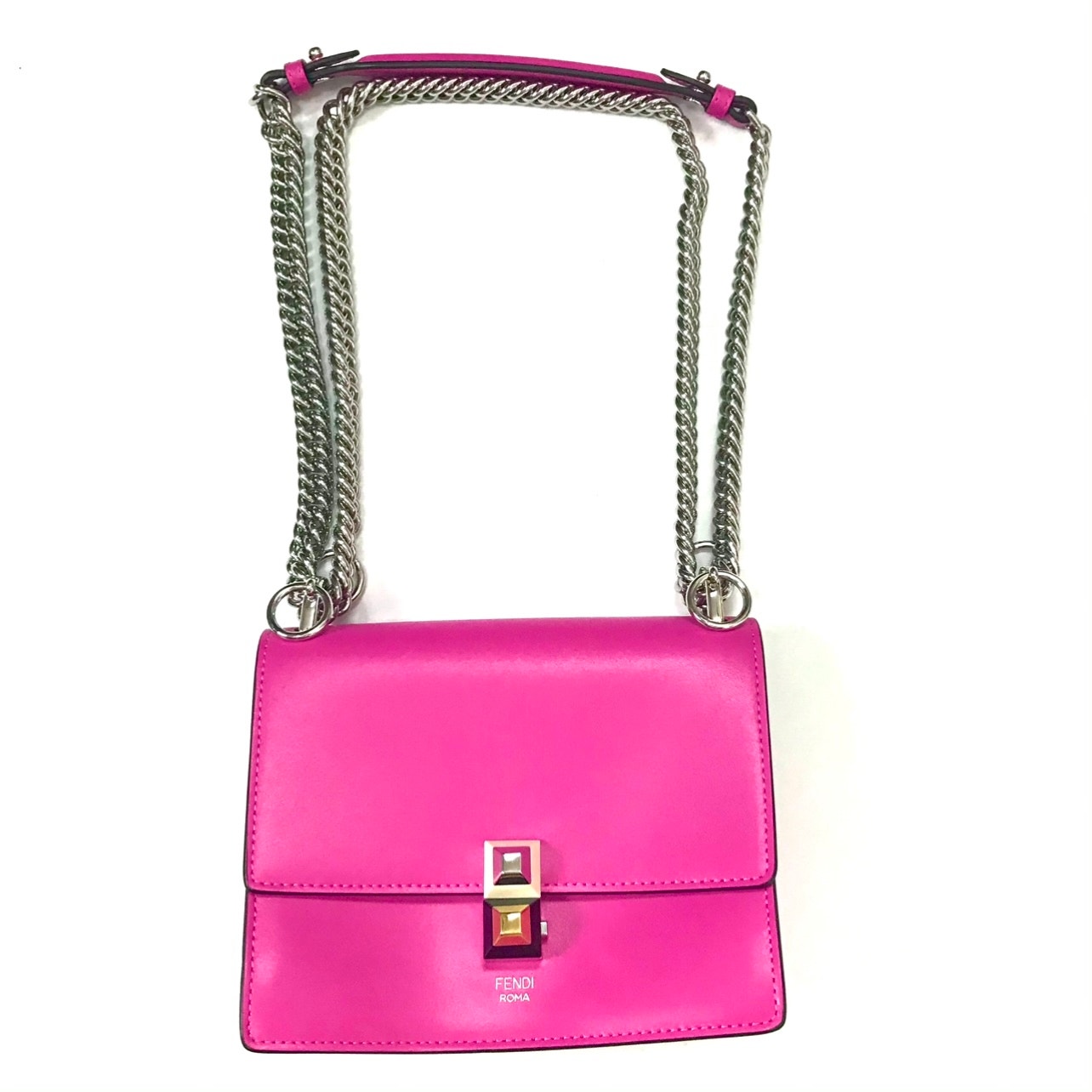 Fendi Kan Leather Small Bag